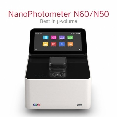 바이오마트, Implen Nanophotometer N60, 0.3ul 샘플 정량 / Stand-alone Operation/ 7인치 터치스크린 / 200-900 nm 전 파장 스캔 / Vortex  / 노트북, 모바일 기기 연동