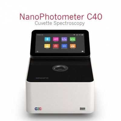 바이오마트, Implen Nanophotometer C40 (큐벳 전용 모델), 큐벳 전용 / Stand-alone Operation/ 7인치 터치스크린 / 200-900 nm 전 파장 스캔 / 37도씨 히팅 / 노트북, 모바일 기기 연동