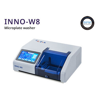 바이오마트, Microplate washer, 8 or 12 channel (INNO-W8, LTEK) 7-inch touch display, 마이크로 플레이트 워셔, ELISA, Cell and protein washing