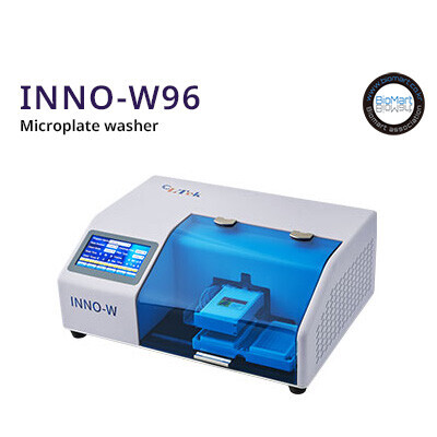 바이오마트, Microplate washer, 96 pin, single row controllable  (INNO-W96, LTEK) 7-inch touch display, 마이크로 플레이트 워셔, ELISA, Cell and protein washing