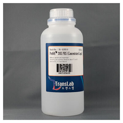 바이오마트, 20X PBS pH7.4, 1000 ml, TLP-118.6, 항체희석이나 washing 용으로 사용